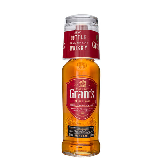 Grant’s Triple Wood Blended Scotch [Free Glass] [1000ML]